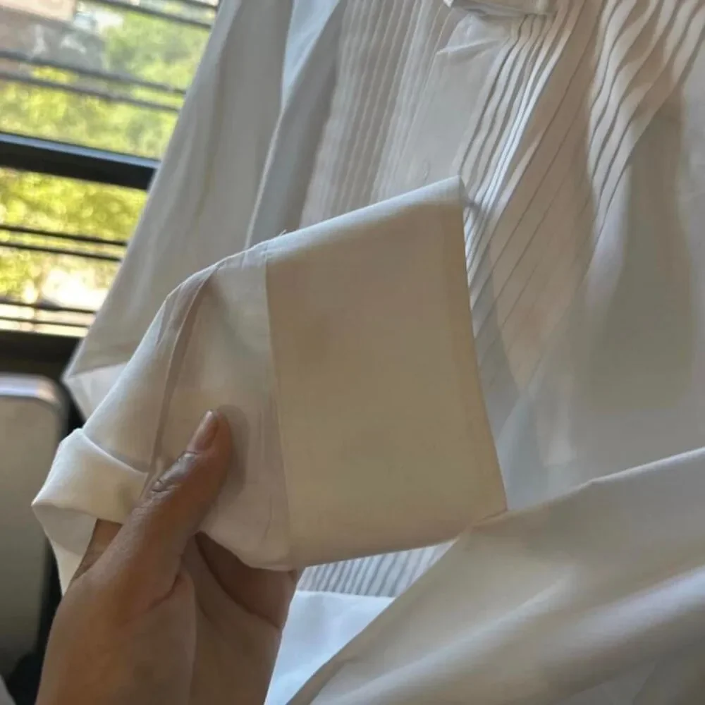After-six Men's White Shirt